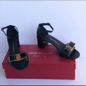 Ferragamo Leather City Sandal